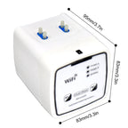 Smart WiFi Irrigation System - Dual Pump Automatic Timer Drip Kit, App Remote Control for Patio & Garden Watering
