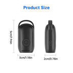 Portable Dog & Cat Repellent, Rechargeable 180mAh Ultrasonic Anti Bark Device, 23-40KHZ with Flashlight for Outdoor Use