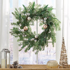 22" BERRY/EUCALYPTUS/PINECONE WREATH