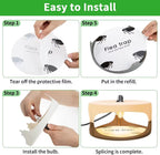 Flea Killer Trap with 2 Glue Discs Pad Bed Bug Trap Light Bulb Safe for Children Pet Dog Cat Best Control for Home House Inside