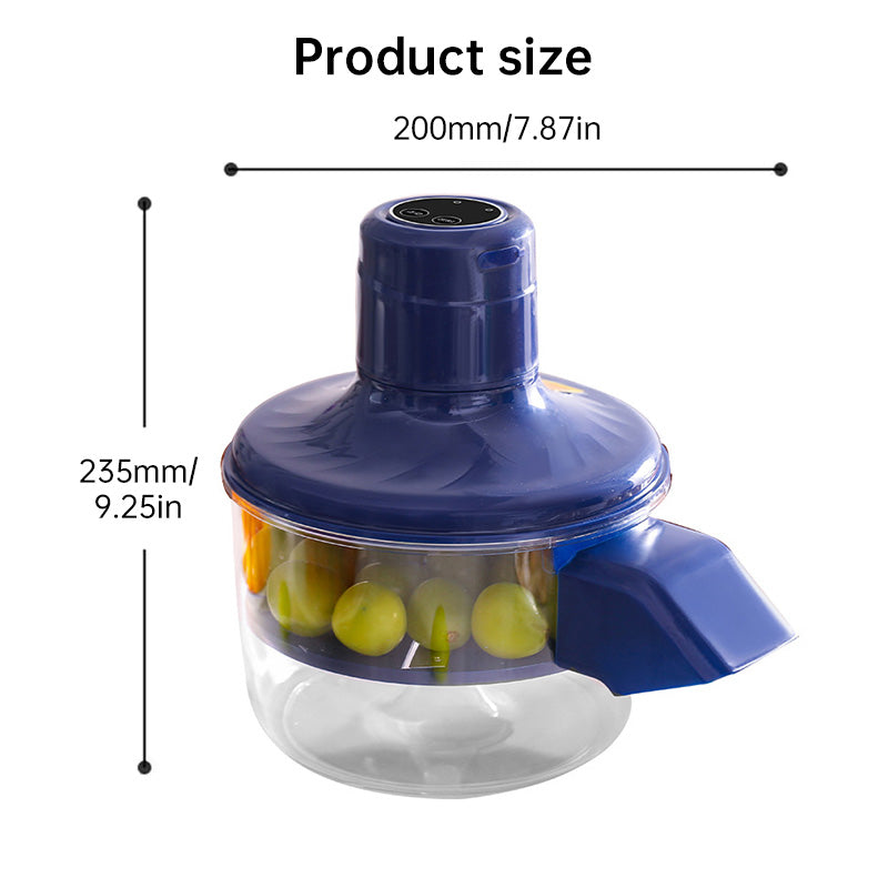 Automatic Electric Grape Peeler, Hands-Free Berry Skin Remover, Fruit Preparation Tool, Effortless Peeling