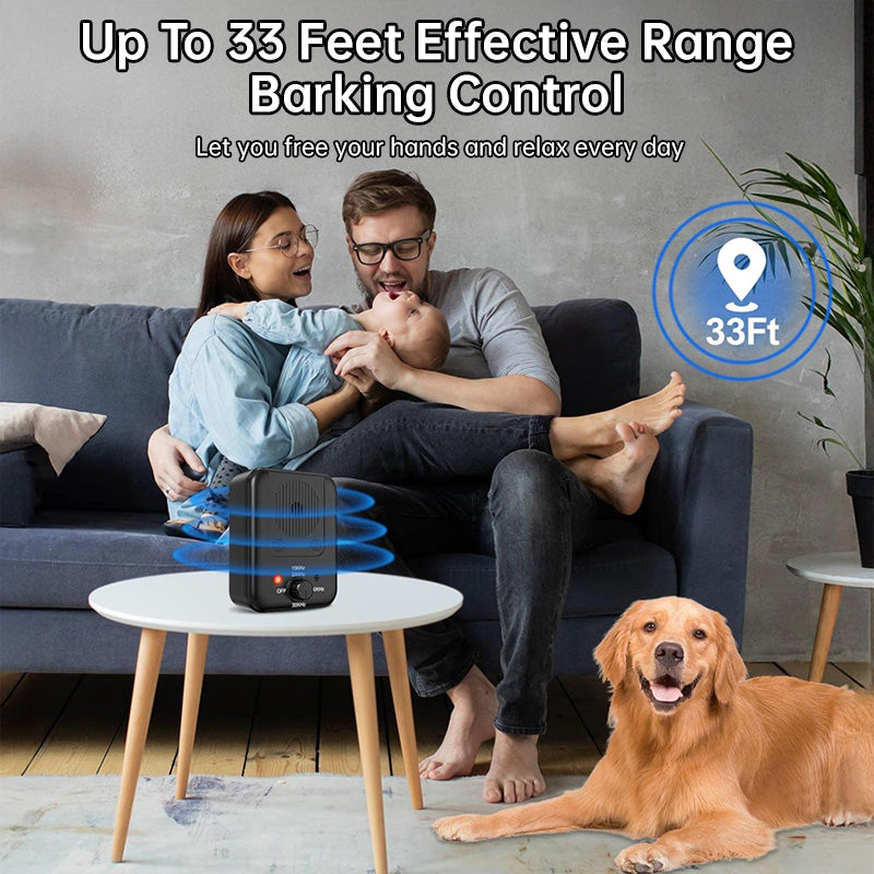 Ultrasonic Anti-Bark Device with 3 Modes for Training - IPX4 Waterproof, Suitable for Small/Medium/Large Dogs