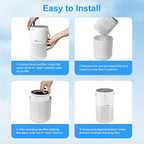Negative ion desktop air purifier indoor formaldehyde sterilization and odor removal