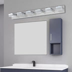 Modern 6-Light Chrome LED Vanity Mirror Light Fixture For Bathrooms And Makeup Tables
