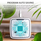 Smart WiFi Irrigation System - Dual Pump Automatic Timer Drip Kit, App Remote Control for Patio & Garden Watering