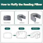 56*56*33CM Special table for reading on bed with knees resting on the pillow and for gaming with the game pillow