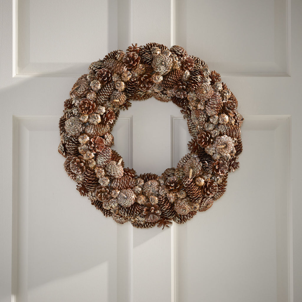 18.5'' PINE CONE WREATH