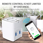 Smart WiFi Irrigation System - Dual Pump Automatic Timer Drip Kit, App Remote Control for Patio & Garden Watering