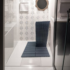 Plastic interlocking deck tiles, 36 terrace deck tiles, 12 "x12" square waterproof, terrace floor tiles, gray