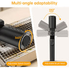 Rechargeable Electric Cleaning Brush for Grill & Floors, 3-in-1 Power Scrubber for BBQ, Patio, Tile
