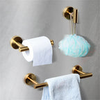 Toilet Towel Paper Holder Adhesive Black Silver Kitchen Roll Paper Stand