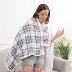 USB electric shawl cover leg warm blanket large-sized power bank wireless mobile electric blanket