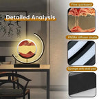 LED Flowing Sand Painting Lamp: Night Light for Home (Gift Option)