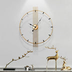 60CM Retro Decorative Wall Clock Iron Art Creative Unique Clock
