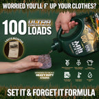Heavy Duty Premium Laundry Detergent + Built-In Dryer Sheets (100 Loads) - PINE & CEDAR