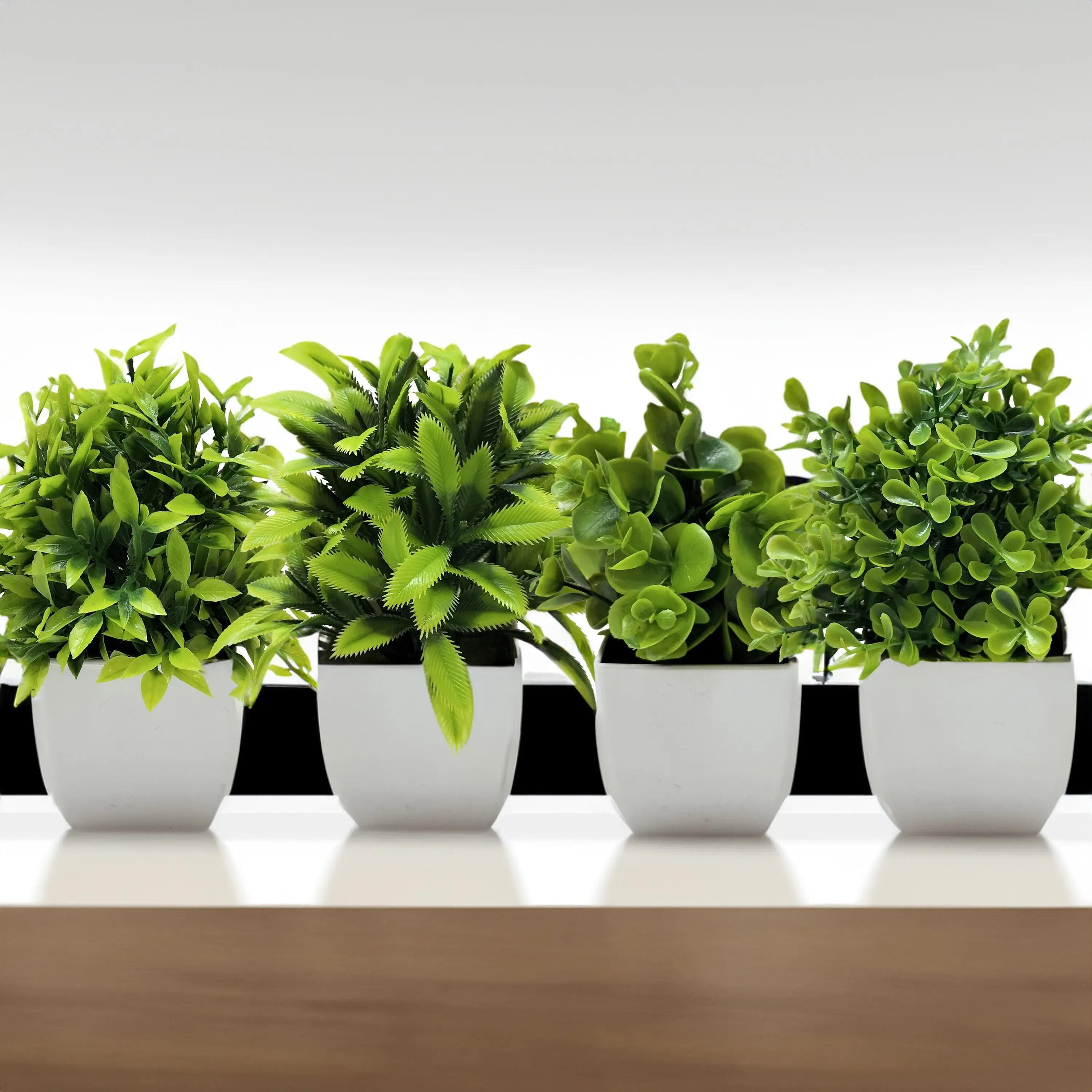Tree Window Sill Office Table Desktop Decoration Plastic Garden Fake Plant