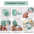 Soap Box Drain Soap Holder Bathroom Accessories Suction Cup Soap