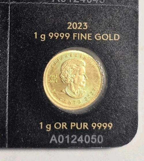 2023 Canada 1 Gram .9999 Fine Gold Maple - Sealed